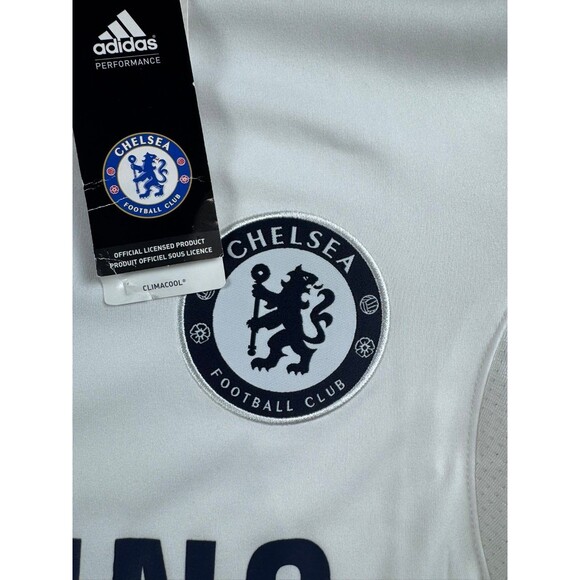 Adidas Chelsea Men's White Navy Large ClimaCool Soccer Jersey - Picture 5 of 16